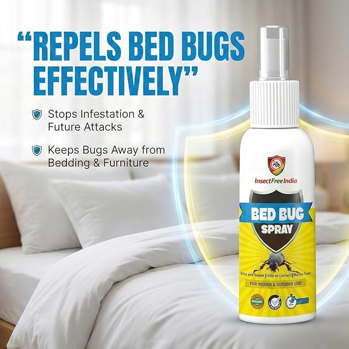 Bed Bug Killer Spray for Mattress And Furniture 100ml Each Pack Of 2