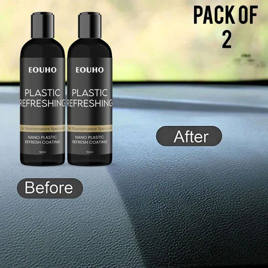 (Pack Of 2) OUHOE Plastic Revitalizing Coating Agent