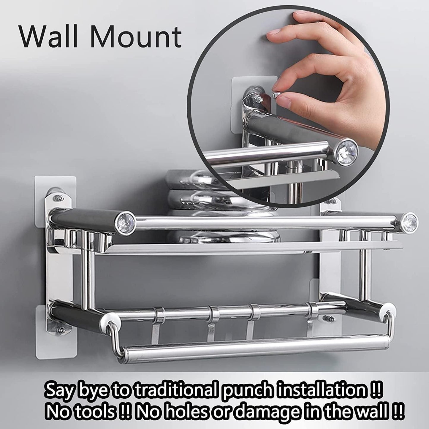 (30 Pcs) Wall Mount Screw Hooks for Kitchen Bathroom Bedroom Living Room
