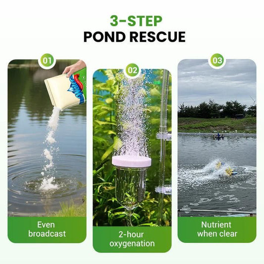 Water Conditioning Powder for Ponds – Fish Safe Water Cleaner