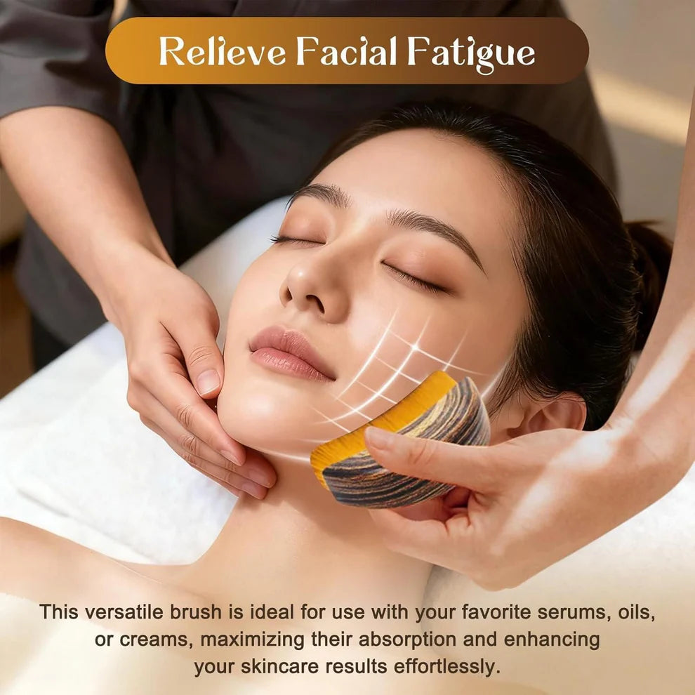 Lymphatic Contour Face Brush – Facial Massager for Jawline, Chin & Neck