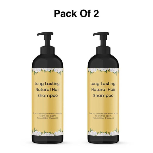 (Pack of 2) Long Lasting Natural Hair Dye Shampoo