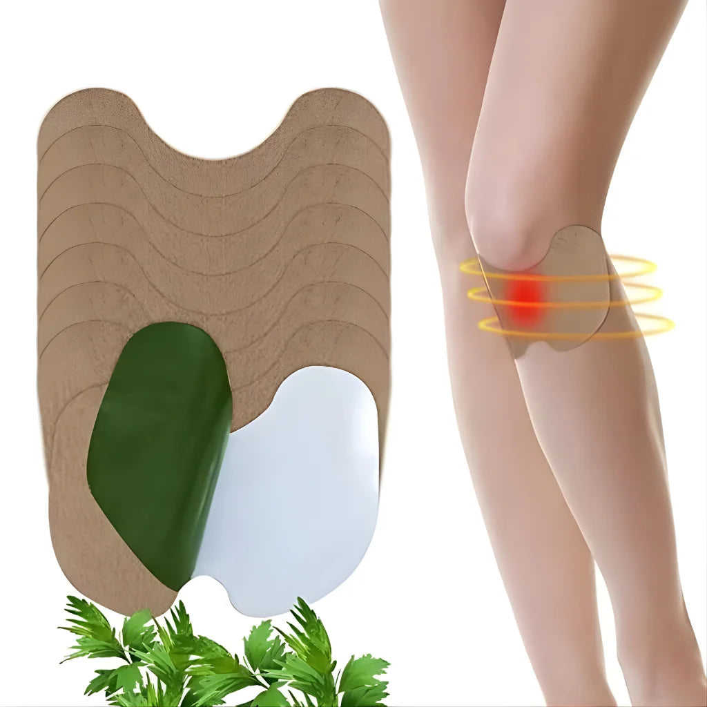 (20 Pcs) Self-Heating Herbal Knee Patches – Warm Comfort Pads for Daily Use