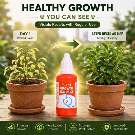 (Pack of 2) Plant Growth Supplement – Liquid Fertilizer for Indoor & Outdoor Plants