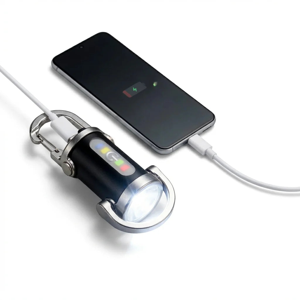 Rechargeable Keychain Flashlight – Mini LED Torch