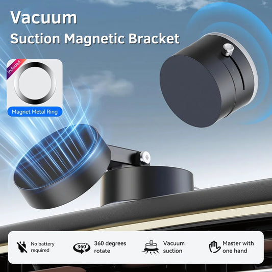 360° Magnetic Vacuum Phone Holder (50% Discount)