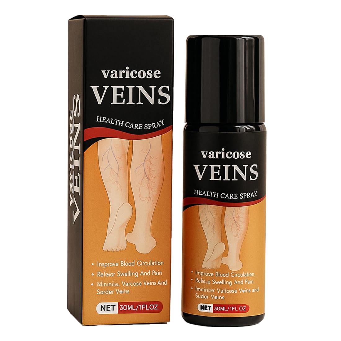 (Pack of 2) Varicose Veins Health Care Spray