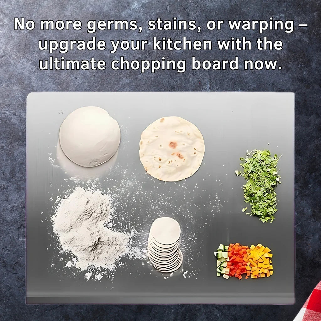 Premium Stainless Steel Anti-Skid Kitchen Chopping Board (50% OFF)