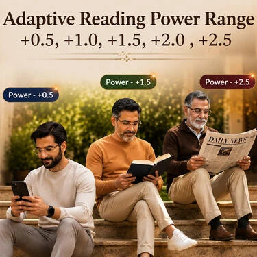 (Pack of 2) Rimless One Power Reading Glasses