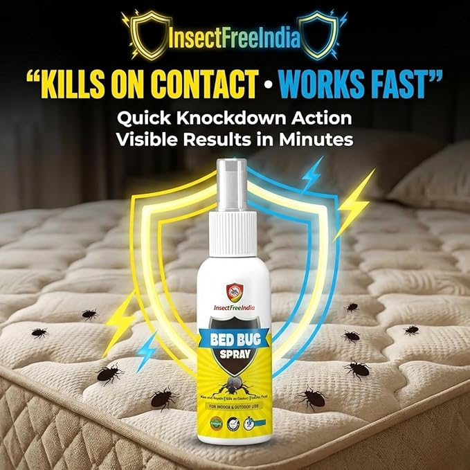 Bed Bug Killer Spray for Mattress And Furniture 100ml Each Pack Of 2