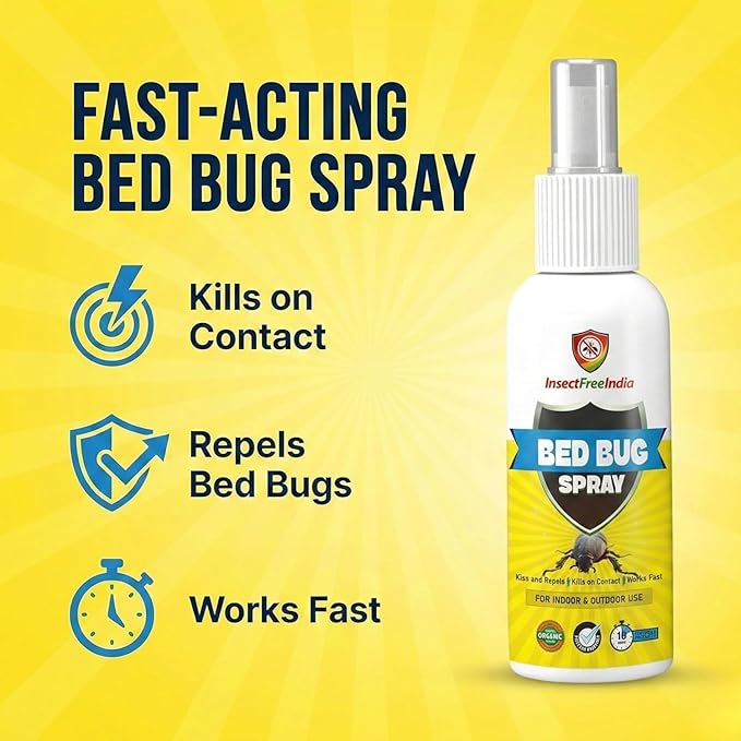 Bed Bug Killer Spray for Mattress And Furniture 100ml Each Pack Of 2