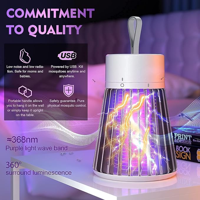 Eco Friendly Electronic LED Mosquito Killer Machine Trap Lamp PACK OF 2
