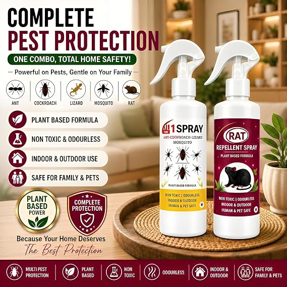 Complete Pest Protection Spray Combo (100 ml Each)