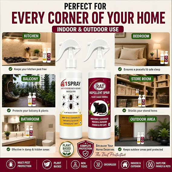 Complete Pest Protection Spray Combo (100 ml Each)