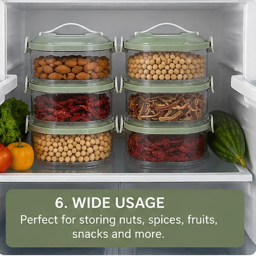 Multi Tier Stackable Food Storage Box
