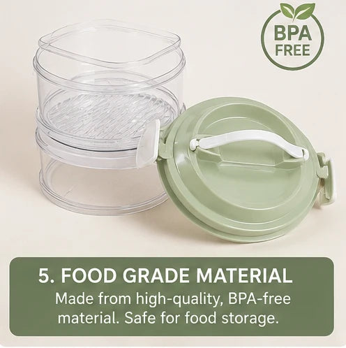 Multi Tier Stackable Food Storage Box
