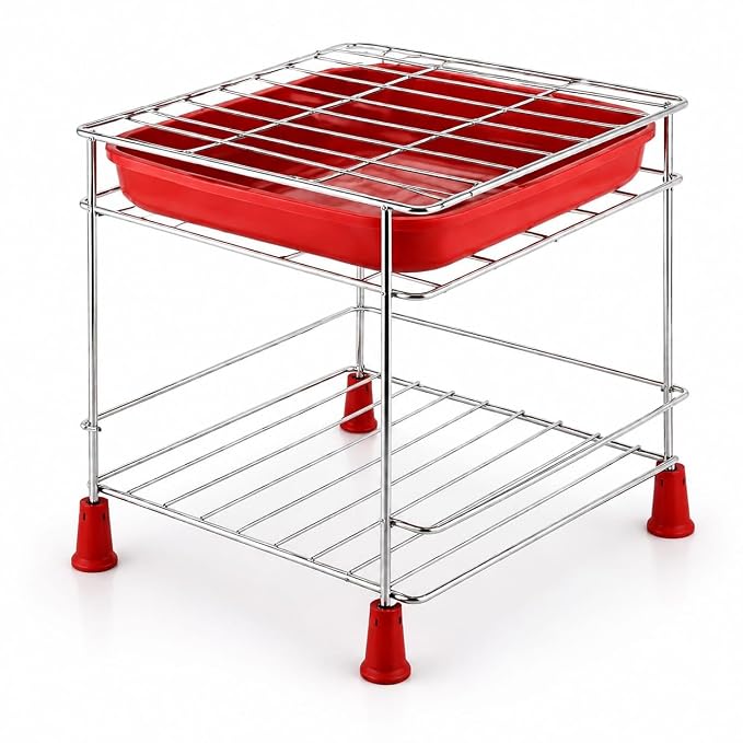 Stainless Steel Matka Stand with Removable Tray