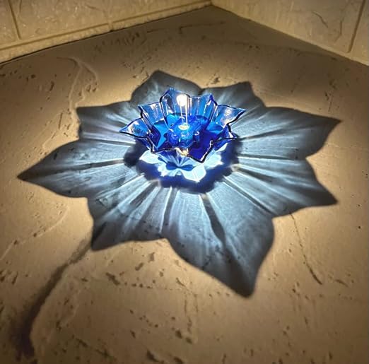 Multicolour Diwali Diyas Colourful 3D 2 IN 1 Reflection Diya (Pack of 12)