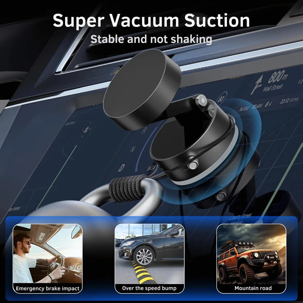 360° Magnetic Vacuum Phone Holder (50% Discount)