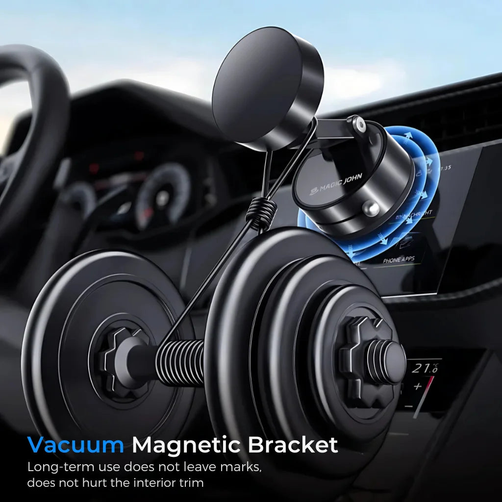 360° Magnetic Vacuum Phone Holder (50% Discount)