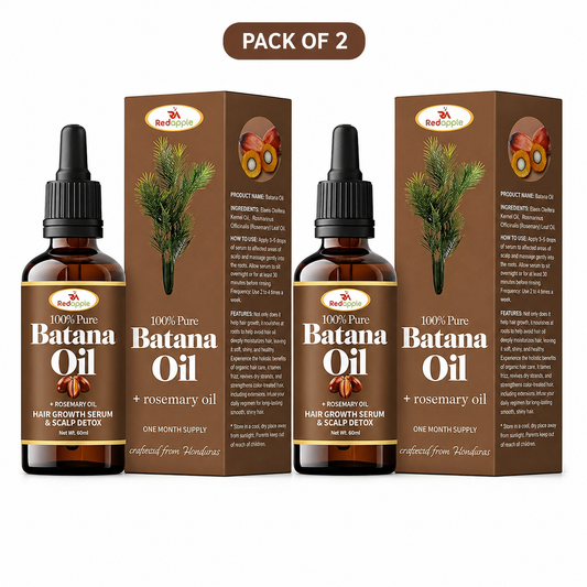 (Pack of 2) Batana Oil with Rosemary for Hair Growth 30ml each