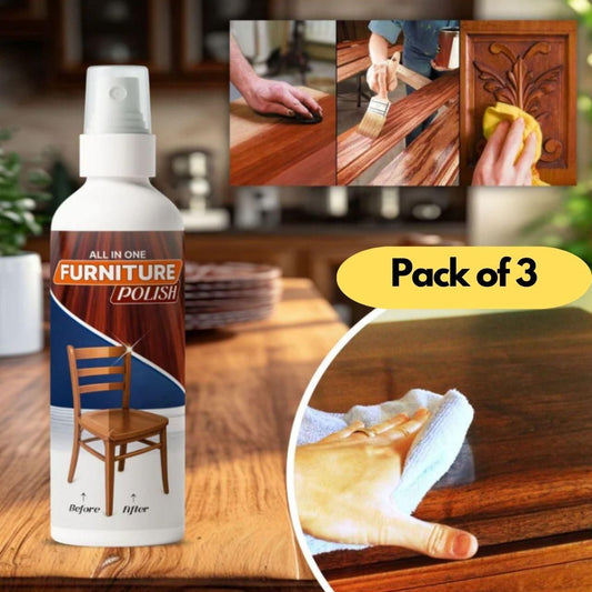 (Pack of 3) All In One Furniture Polish 450 grm