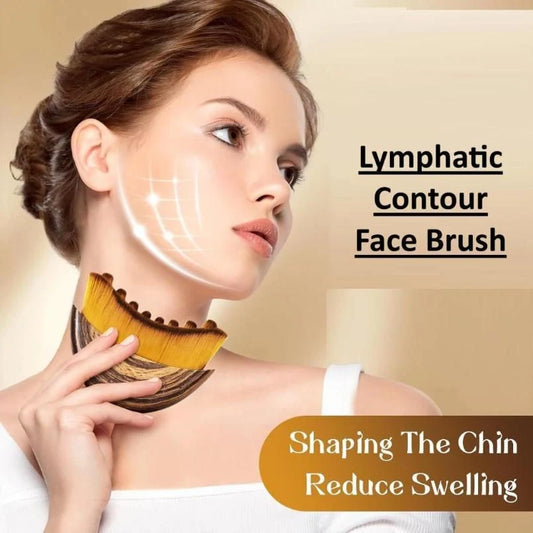 Lymphatic Contour Face Brush – Facial Massager for Jawline, Chin & Neck