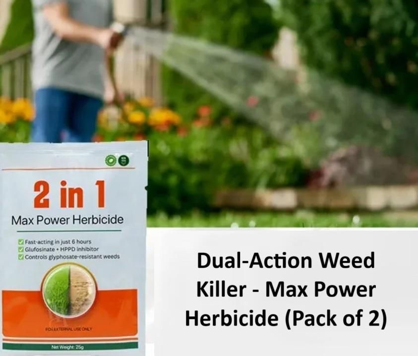 (Pack of 2) Dual-Action Weed Killer Max Power Herbicide
