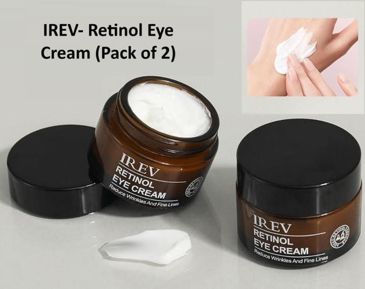 (Pack of 2) IREV- Retinol Eye Cream Instant Eye Bags Removal 30 ml Each