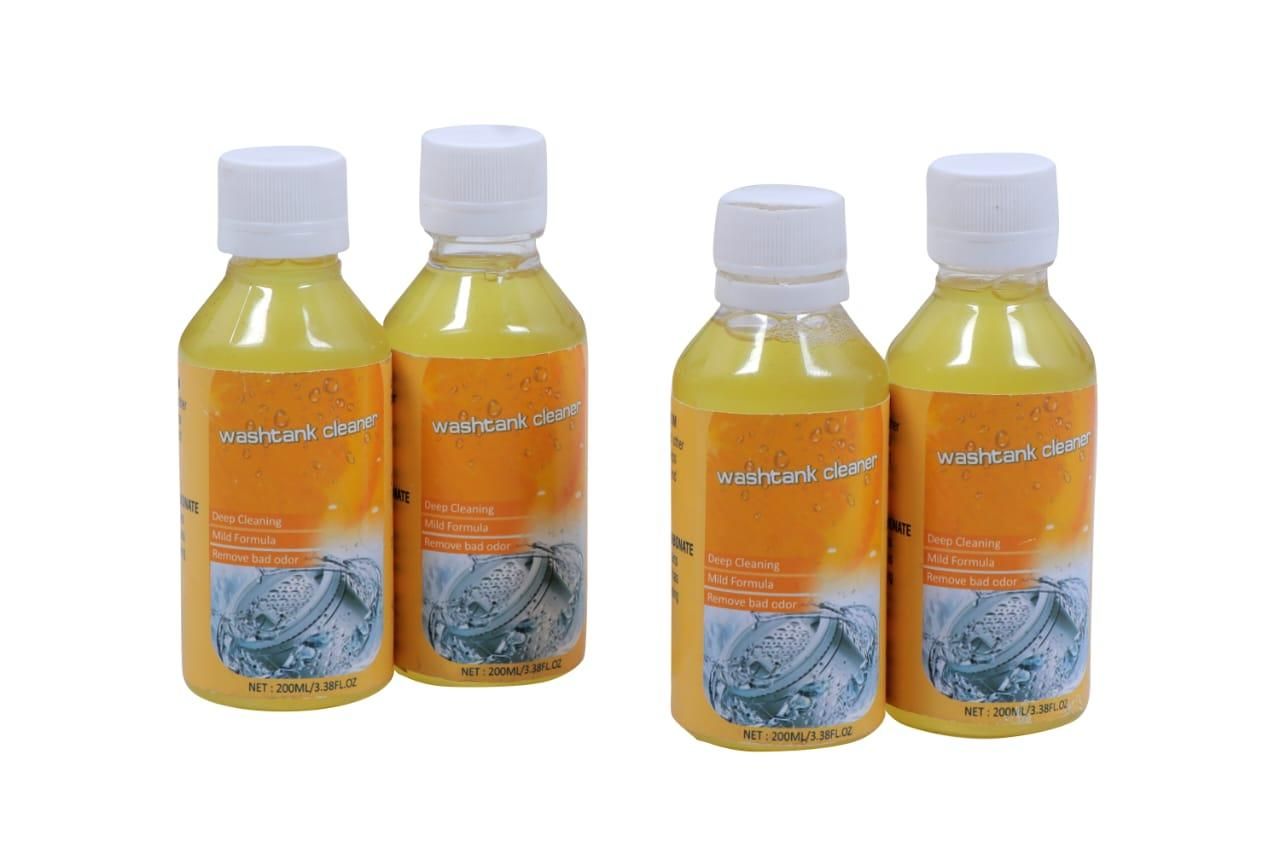 (Pack of 4) Washing Machine Cleaner Liquid- Washtank Cleanner 200ML