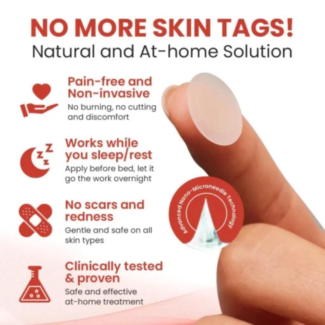 DermaSmooth Skin Care Patches – Gentle & Effective Skin Tag Remover for All Skin Types
