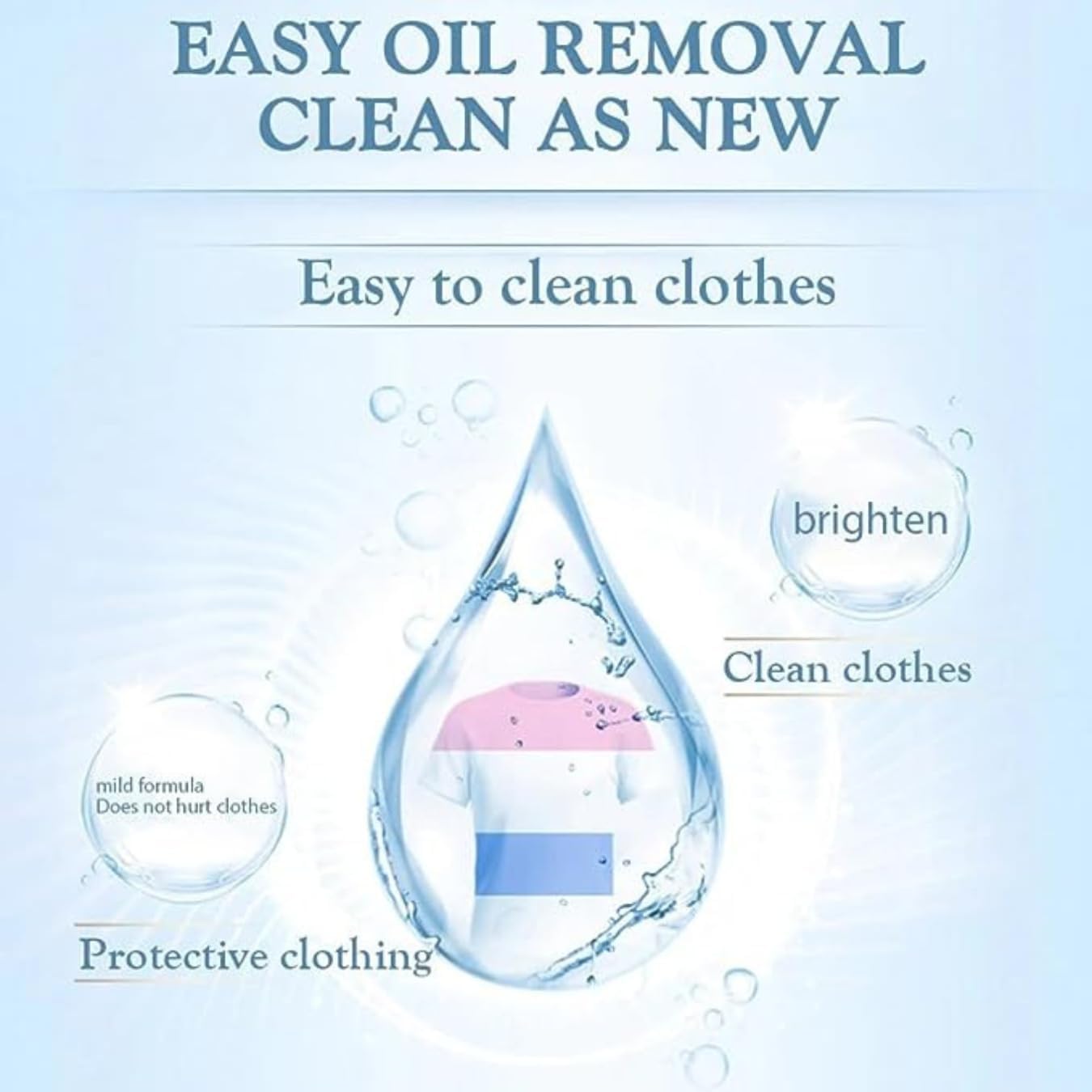 (Pack of 2) All in One Active Enzyme Laundry Stain Remover