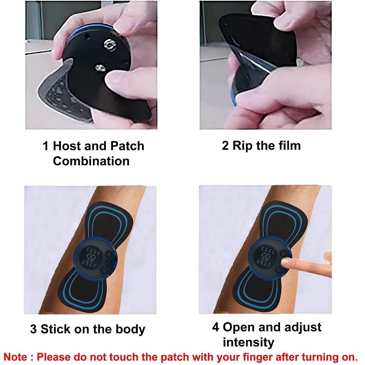 Mini Rechargeable Electric Massager for Shoulder, Arms, Legs, Back Pain