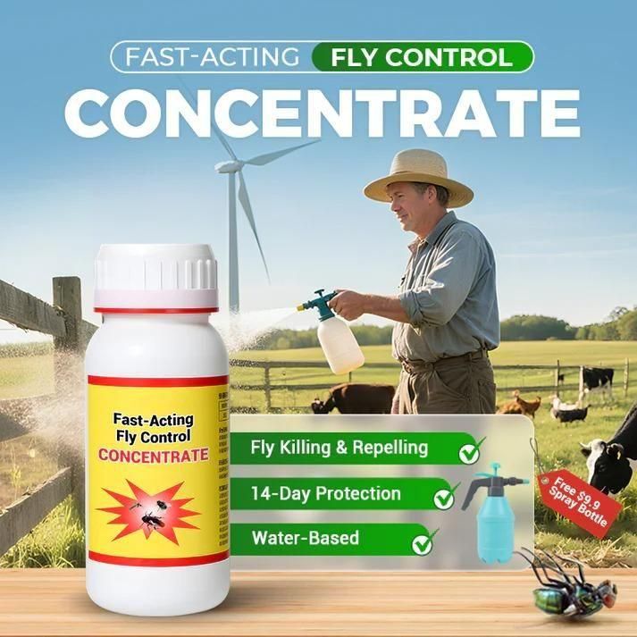 Pack of 2- Fast Acting Fly Control Concentrate