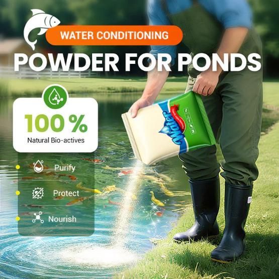 Water Conditioning Powder for Ponds – Fish Safe Water Cleaner