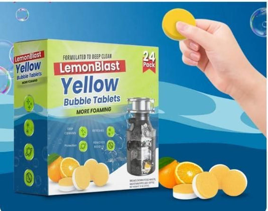 (24pc) LemonBlast Yellow Bubble Tablets
