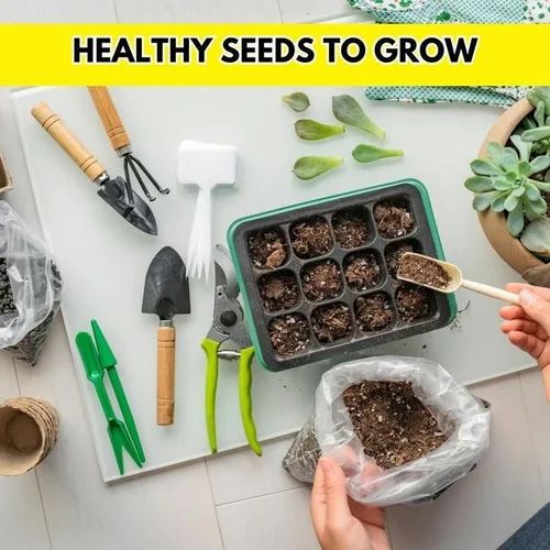 150 Variety Organic Flower Seeds Pack with Free Plant Growth Supplement