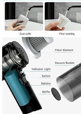 Multifunctional Portable Air Duster Wireless Vacuum Cleaner