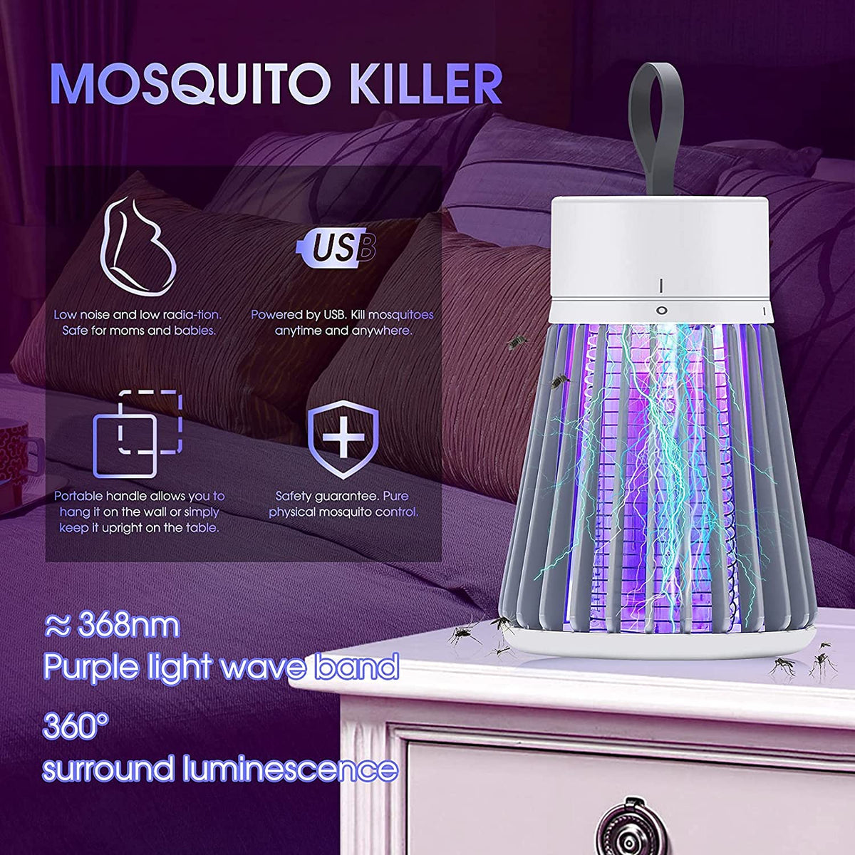 (Pack of 2) Eco Friendly Electronic LED Mosquito Killer Machine