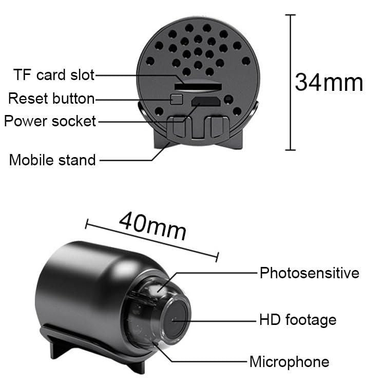 1080P X5 Mini Wi-Fi Security Camera Night Vision with Motion Detection