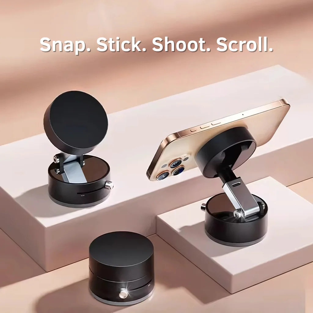360° Magnetic Vacuum Phone Holder (50% Discount)