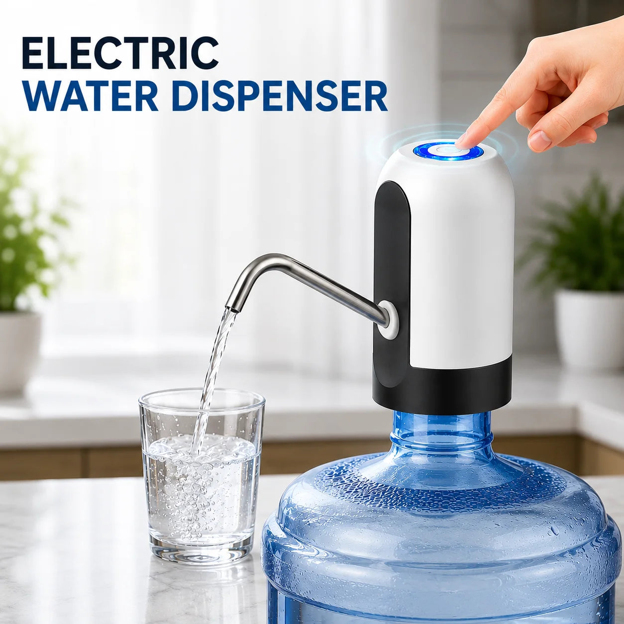 Automatic Wireless Water Bottle Dispenser Pump – Water Can Pump for 20 Litre Bottles