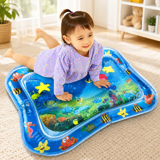Baby Water Play Mat – Tummy Time Sensory Water Mat for Babies (6–12 Months)