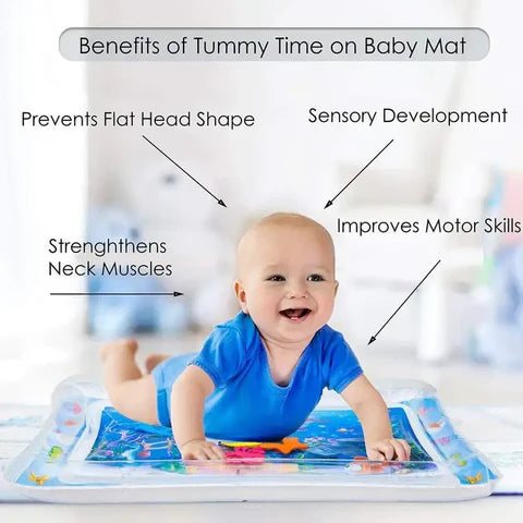 Baby Water Play Mat – Tummy Time Sensory Water Mat for Babies (6–12 Months)