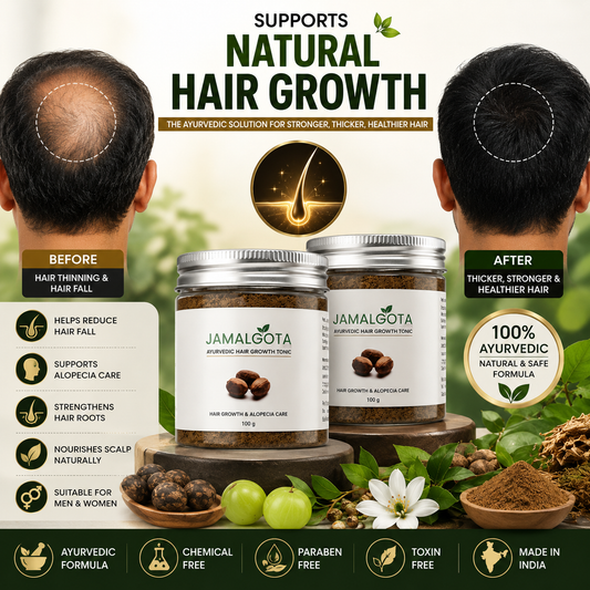(Pack of 2) Jamalgota Ayurvedic Hair Powder – Natural Hair Care Powder for Men & Women