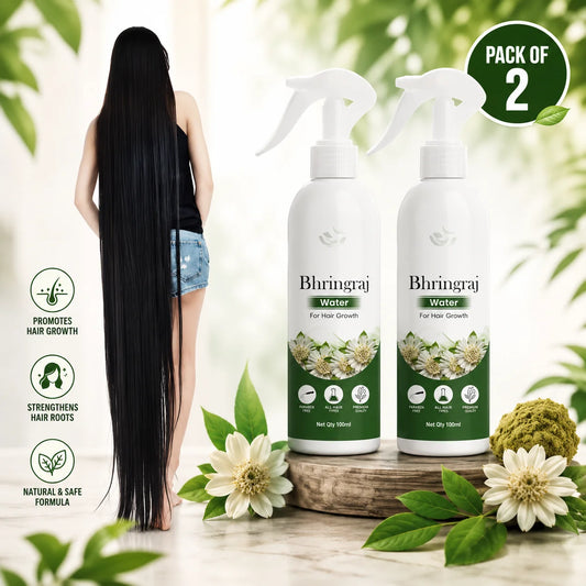 (Pack of 2) Bhringraj Water – Natural Hair Care Spray for All Hair Types