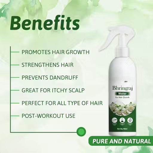 (Pack of 2) Bhringraj Water – Natural Hair Care Spray for All Hair Types