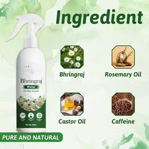 (Pack of 2) Bhringraj Water – Natural Hair Care Spray for All Hair Types