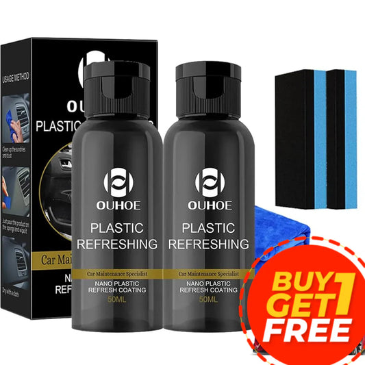 (Pack Of 2) OUHOE Plastic Revitalizing Coating Agent