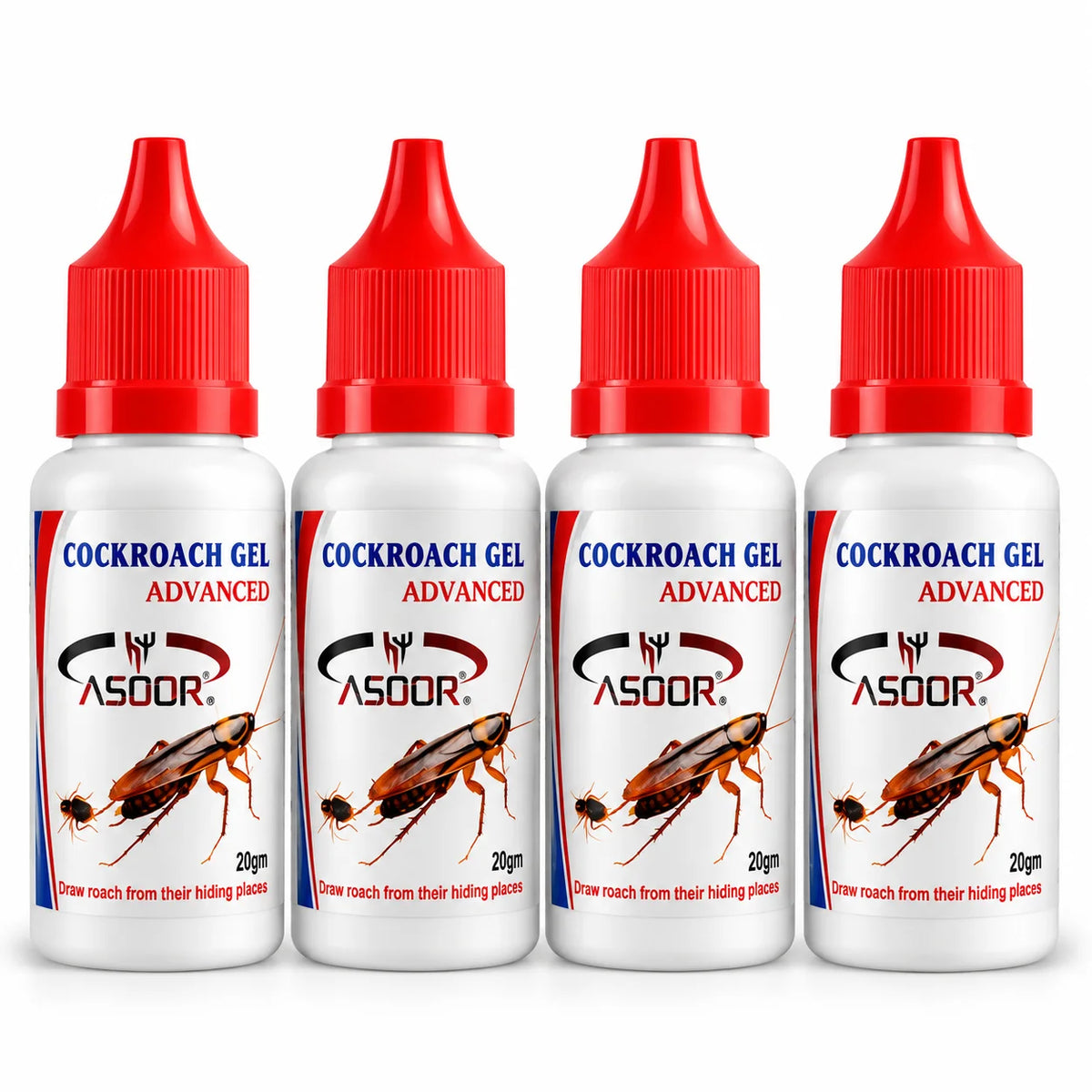 Cockroach Repellent Gel – Cockroach Control Gel for Kitchen & Home - 20 Grams Each